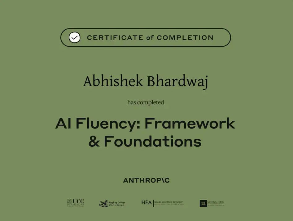 AI Fluency: Framework & Foundations