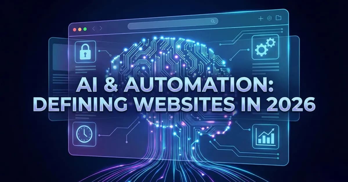 How AI & Automation Are Changing Modern Websites in 2026